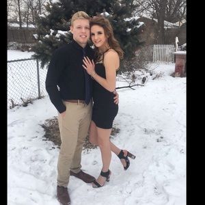 BLACK TIGHT DRESS (reposh)